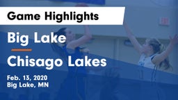 Big Lake  vs Chisago Lakes  Game Highlights - Feb. 13, 2020