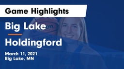 Big Lake  vs Holdingford  Game Highlights - March 11, 2021