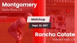 Matchup: Montgomery High vs. Rancho Cotate  2017