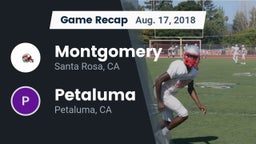 Recap: Montgomery  vs. Petaluma  2018