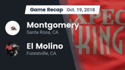 Recap: Montgomery  vs. El Molino  2018