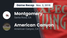 Recap: Montgomery  vs. American Canyon  2018