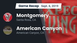 Recap: Montgomery  vs. American Canyon  2019
