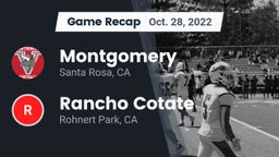 Recap: Montgomery  vs. Rancho Cotate  2022