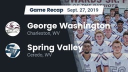 Recap: George Washington  vs. Spring Valley  2019