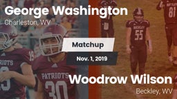 Matchup: George Washington vs. Woodrow Wilson  2019