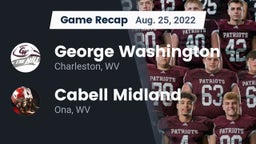 Recap: George Washington  vs. Cabell Midland  2022
