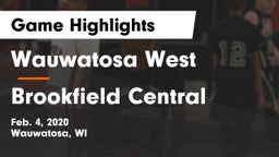 Wauwatosa West  vs Brookfield Central  Game Highlights - Feb. 4, 2020