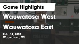 Wauwatosa West  vs Wauwatosa East  Game Highlights - Feb. 14, 2020