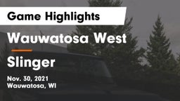 Wauwatosa West  vs Slinger  Game Highlights - Nov. 30, 2021