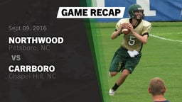 Recap: Northwood  vs. Carrboro  2016