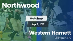Matchup: Northwood High vs. Western Harnett  2017