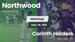 Matchup: Northwood High vs. Corinth Holders  2018