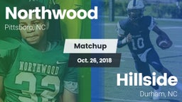 Matchup: Northwood High vs. Hillside  2018