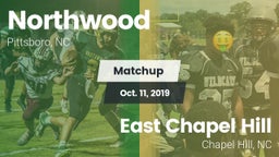 Matchup: Northwood High vs. East Chapel Hill  2019