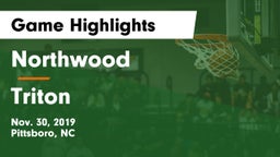 Northwood  vs Triton  Game Highlights - Nov. 30, 2019