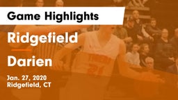 Ridgefield  vs Darien  Game Highlights - Jan. 27, 2020