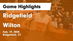 Ridgefield  vs Wilton  Game Highlights - Feb. 19, 2020
