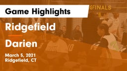 Ridgefield  vs Darien  Game Highlights - March 5, 2021