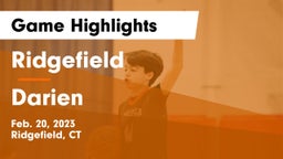 Ridgefield  vs Darien  Game Highlights - Feb. 20, 2023