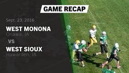 Recap: West Monona  vs. West Sioux  2016