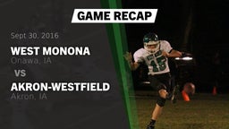 Recap: West Monona  vs. Akron-Westfield  2016