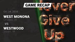 Recap: West Monona  vs. Westwood  2016