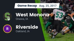 Recap: West Monona  vs. Riverside  2017