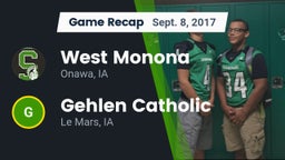 Recap: West Monona  vs. Gehlen Catholic  2017