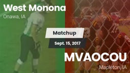 Matchup: West Monona vs. MVAOCOU  2017