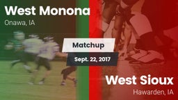 Matchup: West Monona vs. West Sioux  2017