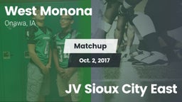 Matchup: West Monona vs. JV Sioux City East 2017