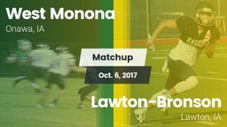 Matchup: West Monona vs. Lawton-Bronson  2017