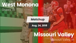 Matchup: West Monona vs. Missouri Valley  2018