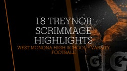 West Monona football highlights 18 Treynor Scrimmage Highlights