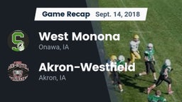 Recap: West Monona  vs. Akron-Westfield  2018