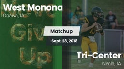 Matchup: West Monona vs. Tri-Center  2018