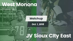 Matchup: West Monona vs. JV Sioux CIty East 2018