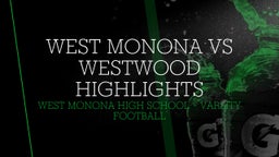 West Monona football highlights West Monona vs Westwood Highlights