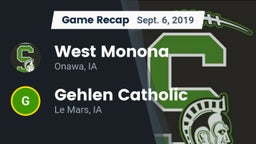 Recap: West Monona  vs. Gehlen Catholic  2019