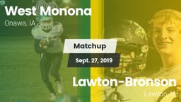 Matchup: West Monona vs. Lawton-Bronson  2019