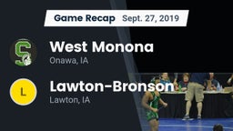 Recap: West Monona  vs. Lawton-Bronson  2019