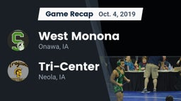 Recap: West Monona  vs. Tri-Center  2019