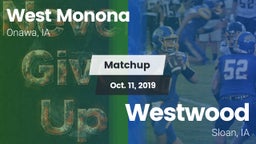 Matchup: West Monona vs. Westwood  2019