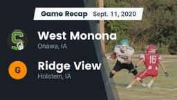 Recap: West Monona  vs. Ridge View  2020