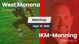 Matchup: West Monona vs. IKM-Manning  2020