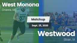 Matchup: West Monona vs. Westwood  2020