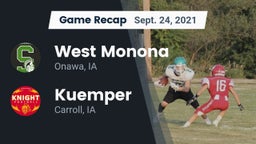 Recap: West Monona  vs. Kuemper  2021