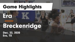 Era  vs Breckenridge Game Highlights - Dec. 22, 2020