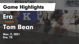 Era  vs Tom Bean  Game Highlights - Nov. 9, 2021